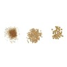DECO Miniglaskulor,  3 burkar, Guld / Gold