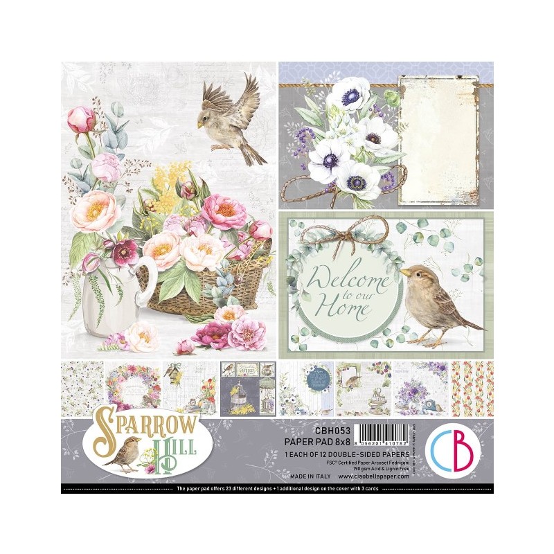 Ciao Bella Sparrow Hill PAD 8X8 12/st