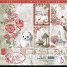 Ciao Bella FROZEN ROSES Limeted Edition PAPER PAD 12"X12" 12/PKG