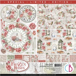 Ciao Bella  "Frozen Roses" Limited Edition Patterns Paper Pad 12x12"