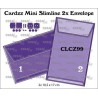 Crealies Cardzz Mini Slimline 2x Envelope CLCZ99 finished: 2x 10,5x17 cm
