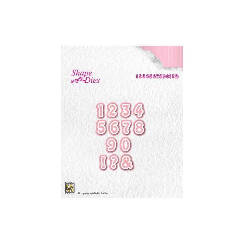 Nellie Snellen SHAPE DIE “Numbers” SD121