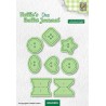 Nellies Choice bullet Journal Dies Buttons NBJD005 22x22mm