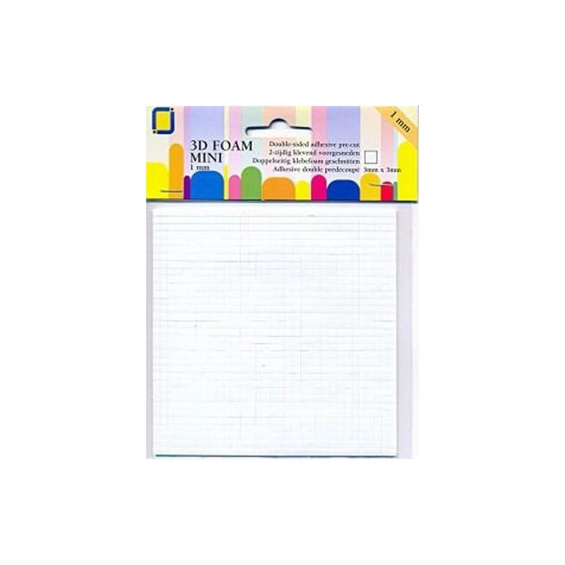 JeJe 3D Foam / 3D kuddar dots mini 1 x 3 x 3 mm 3.3095