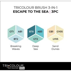 Spectrum Noir TriColour Brush "Escape to the Sea" SN-TCBR-ESC3