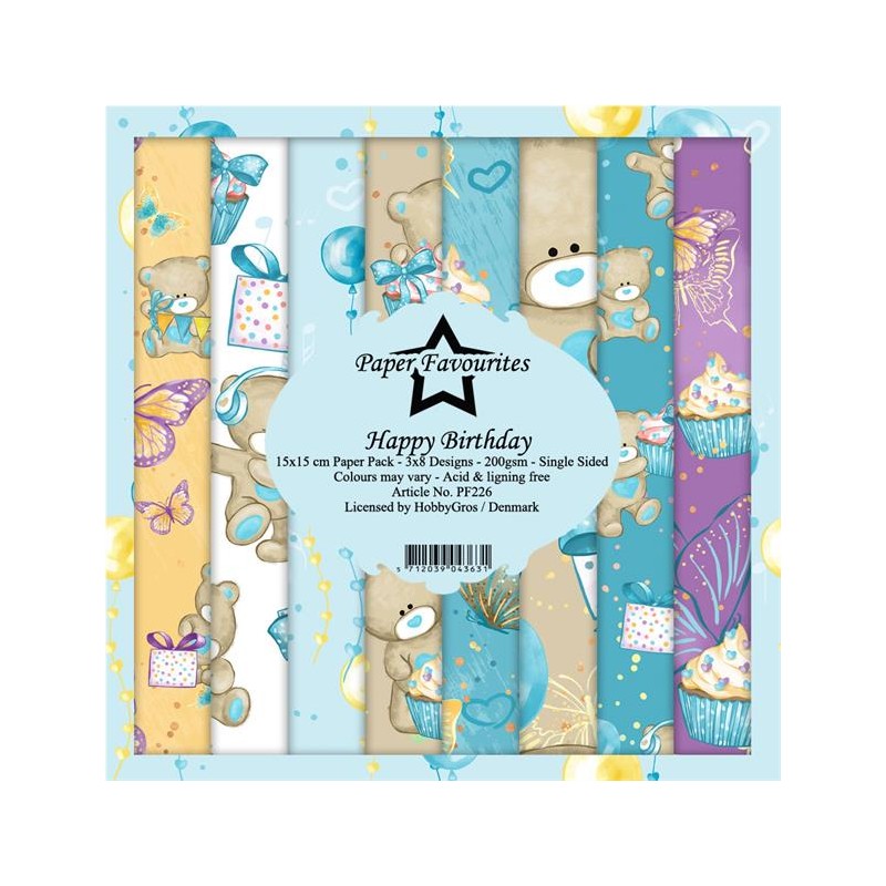 Paper Favourites Paper Pack "Happy Birthday" PF226