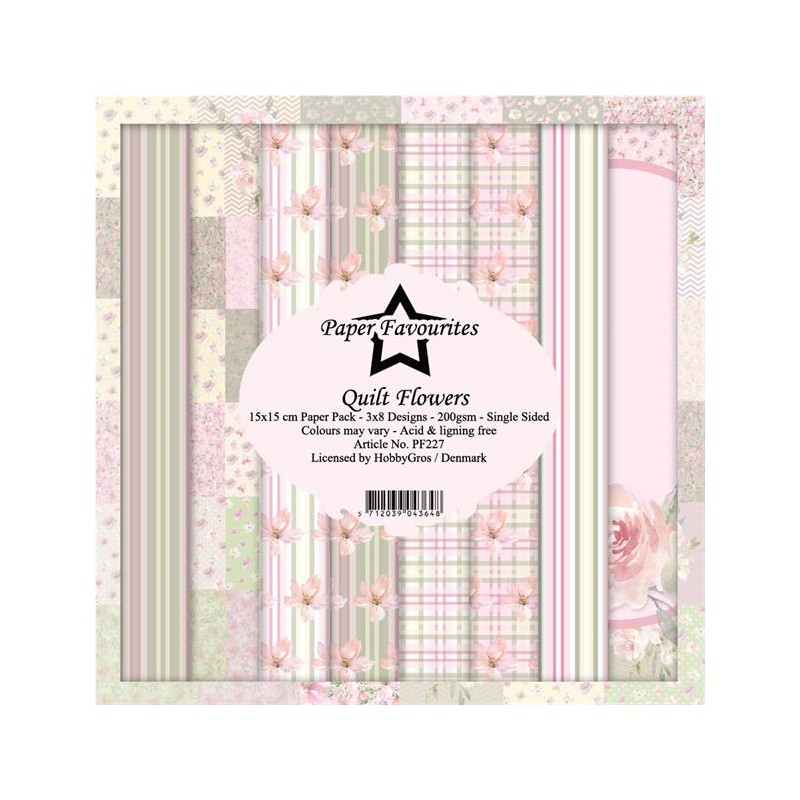 Paper Favourites Paper Pack "Quilt Flowers" PF227