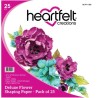 Heartfelt Deluxe Flower Shaping Paper Pack of 25 - White