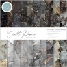 Craft Consortium The Essential Craft Papers - 6x6 - Ink Drops -Monochrome