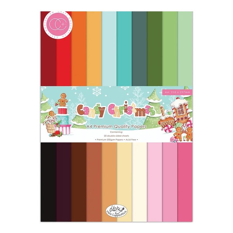 Craft Consortium Candy Christmas - A4 Premium Cardstock Paper Pad