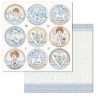 Stamperia Scrapbooking Double face 1 sheet - 12x12 Little Boy round