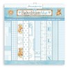 Stamperia Scrapbooking Pad 10 sheets cm 30,5x30,5 (12"x12") - BabyDream Blue