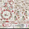 Ciao Bella Patterns Paper Pad 12x12" "Frozen Roses"
