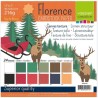 Florence • Cardstock 216g Texture 12x12 inches Multipack Christmas 24 sheets