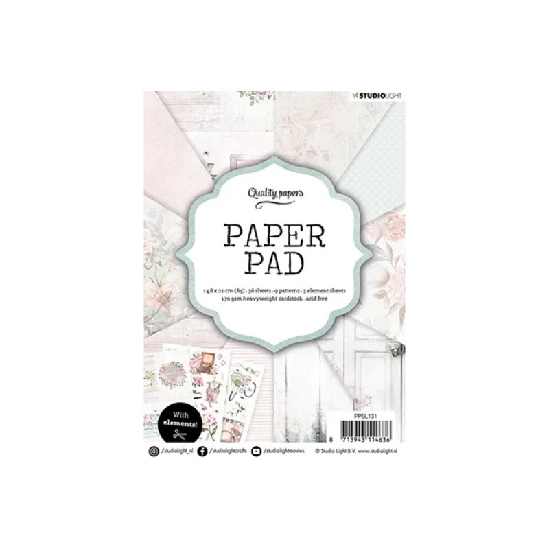 Studio Light • A5 paper pad Classic Pastel Nr.131