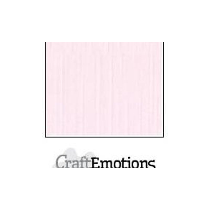 CraftE Cardstock Linen Baby pink 12"x12" / 10st