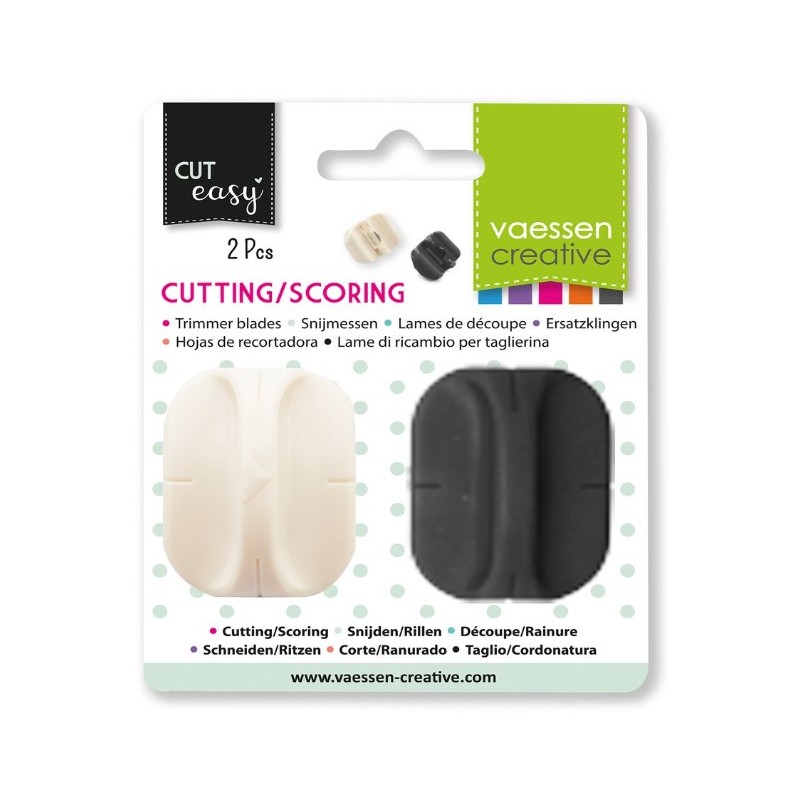 Vaessen Creative • Spare Blades for trimmer Cutting + Scoring 2pieces