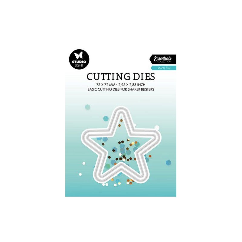 Studio Light Cutting Dies + fönster star .451  75x72mm
