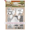 Stampera Savana graffiti rubber stamp set -  14x18 cm