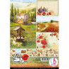 Ciao Bella UNDER THE TUSCAN SUN DOUBLE-SIDED CREATIVE PAD A4 9/PKG