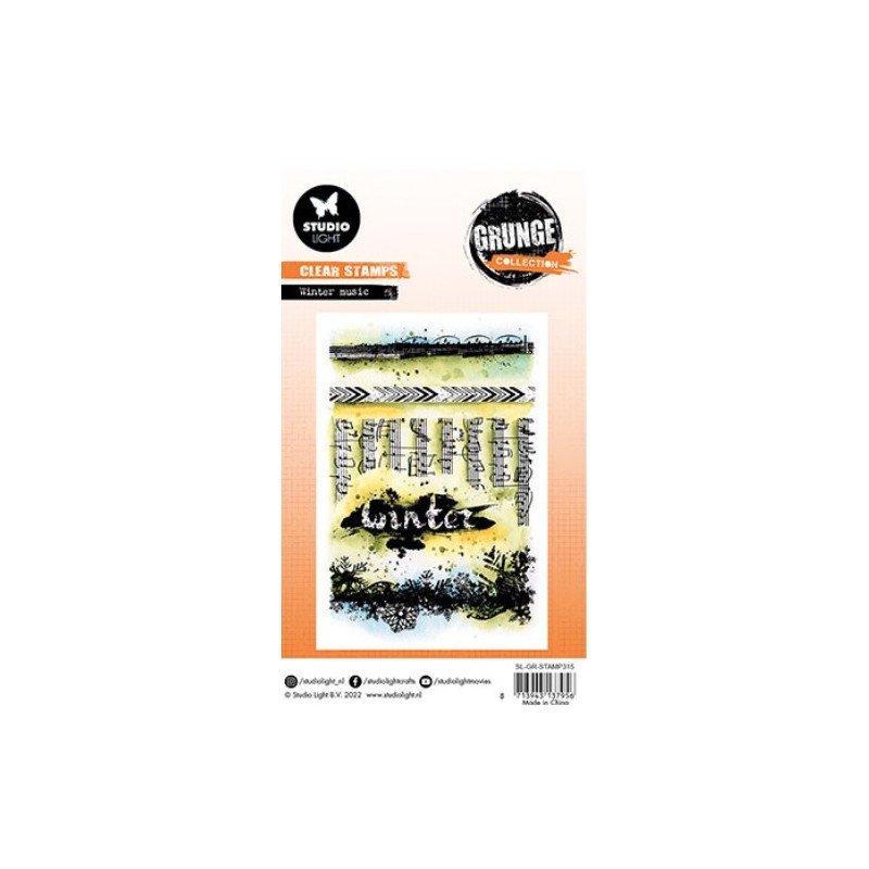Studio Light Clear Stamp Grunge Collection nr.315  A6