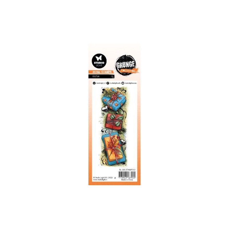 Studio Light Clear Stamp Grunge Collection nr.312  148x52,2mm