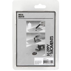 Happy Moments wax Lack och sigill 1 Set, Dia. 17 mm, Guld