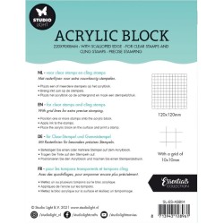copy of Studio Light block for clearstamp 203,2x203,2mm - 8mm