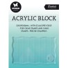 Studio Light • Essentials acrylic block for clear and cling stamps with grid 5x8x0,8cm Nr.03