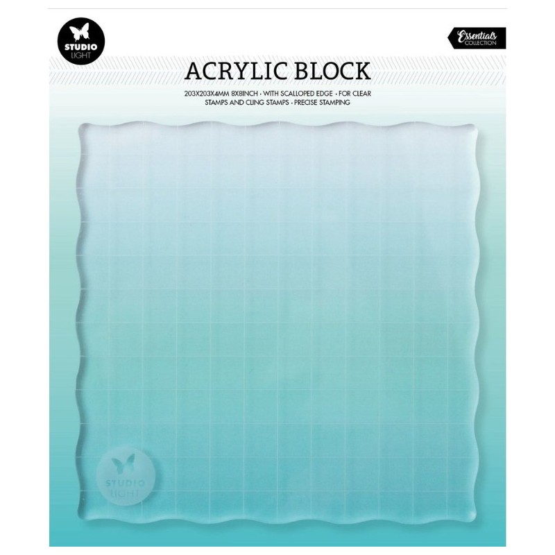 Studio Light block for clearstamp 203,2x203,2mm - 8mm Nr.05