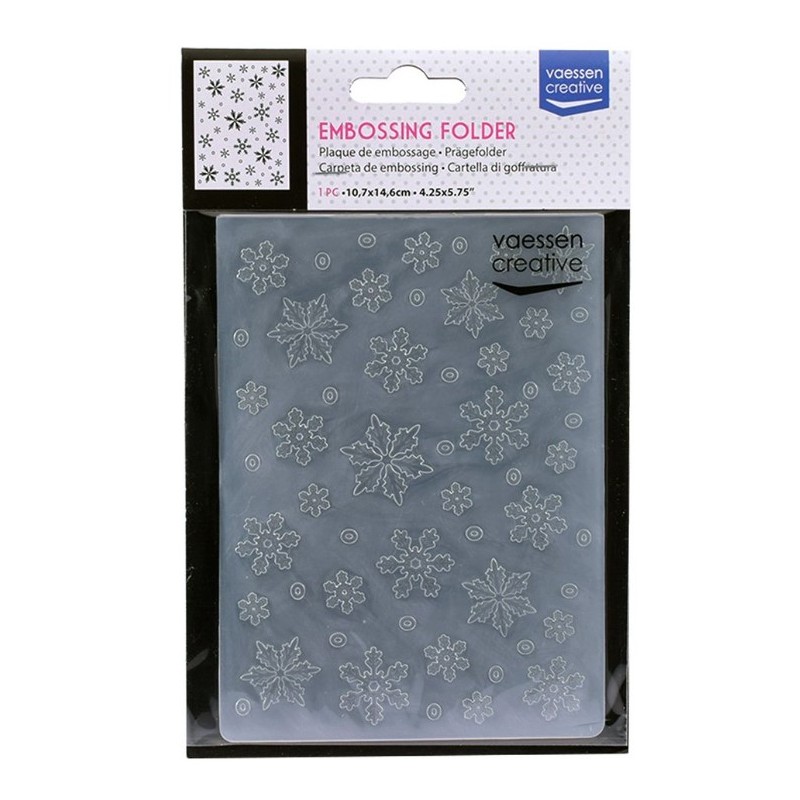 Vaessen Creative • Embossing Folder Snow Flake A5