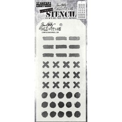 TIM HOLTZ LAYERED STENCIL...