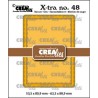 Crealies Xtra no. 48 ATC Die (med prickar runt kanterna)