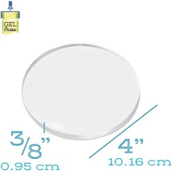Gel Press • Gel Printing Plate Circle 4" Round