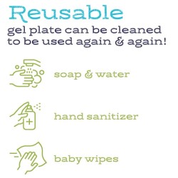 Gel Press • Gel Printing Plate Square 6x6" Fyrkantig