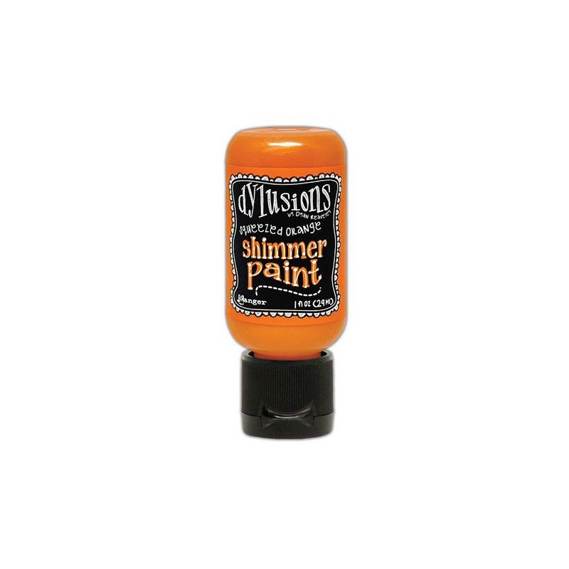 Ranger Dylusions Shimmer Paint Flip Cap Bottle - Squeezed Orange  Dyan Reaveley