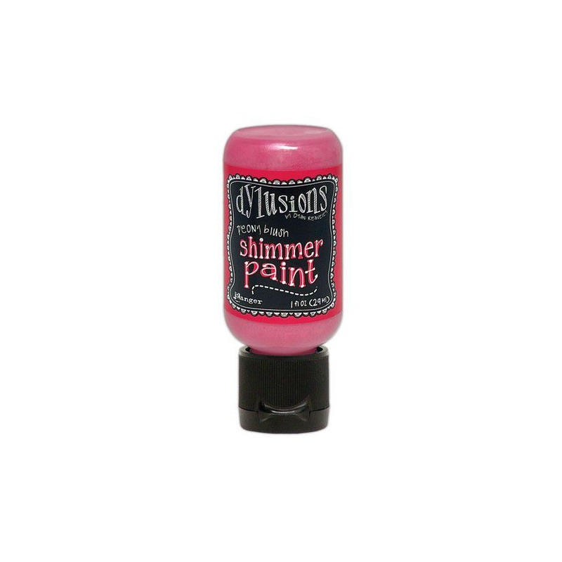 Ranger Dylusions Shimmer Paint Flip Cap Bottle - Peony Blush  Dyan Reaveley