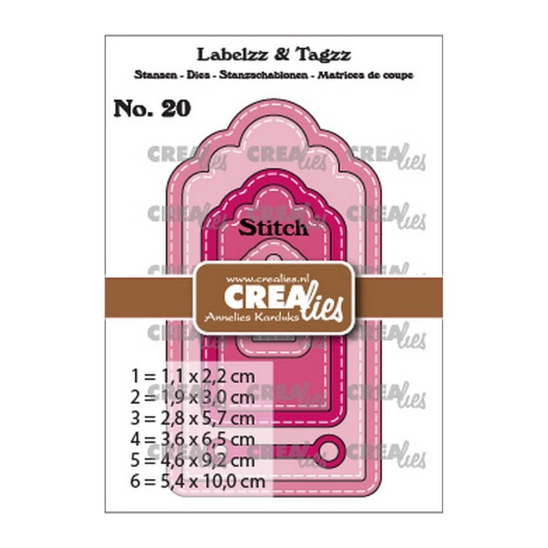 copy of Crealies Labelzz & Tagzz no. 16 / 5,2x10,0cm