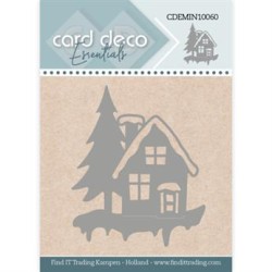 Card Deco Mini Dies "snöigt hus"