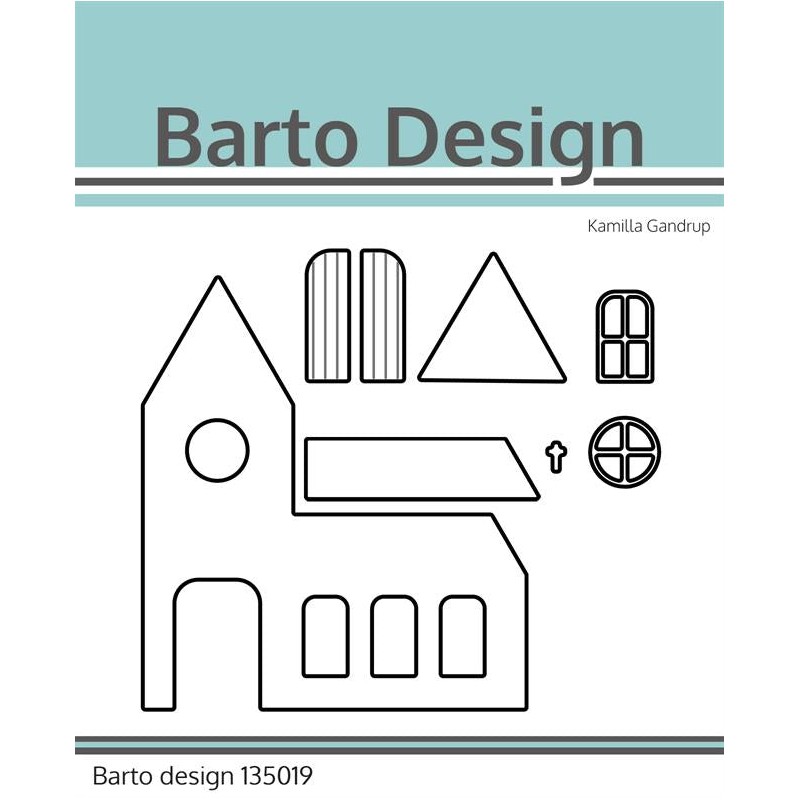 Barto Design Dies "Church" 6,5x7,3cm