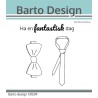 Barto Design Clearstamp "Butterfly & Tie"