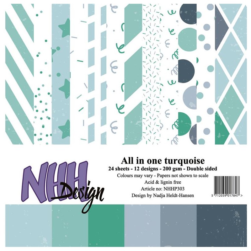 copy of NHH Paperpad 15x15cm "All in one - Blue" NHHP301