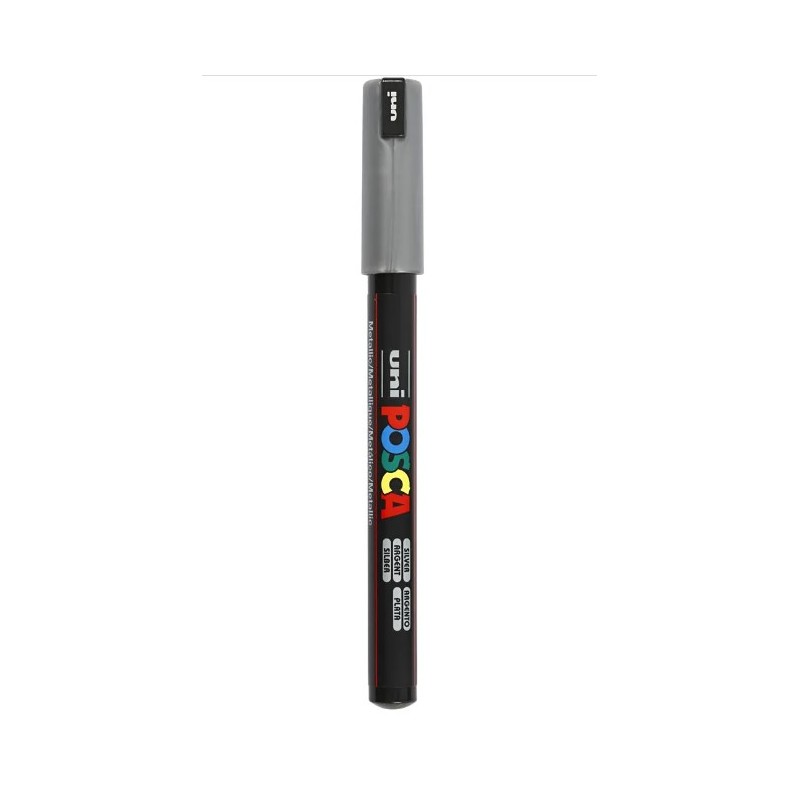 Posca Marker  PC-1MR, spets 0,7 mm, SILVER
