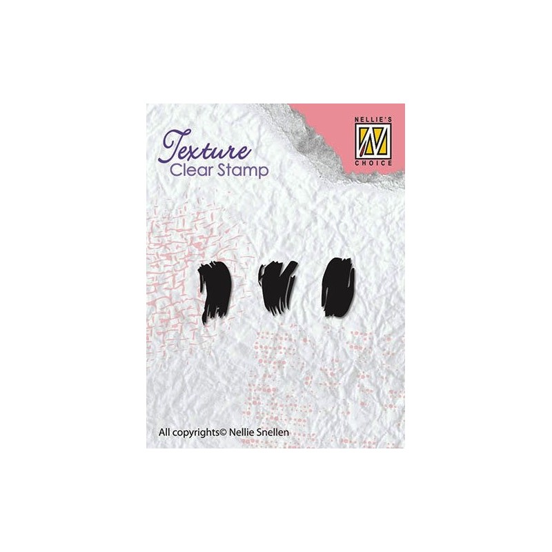 Nellie Snellen Texture Clearstamps "Brush Strokes" TXCS005