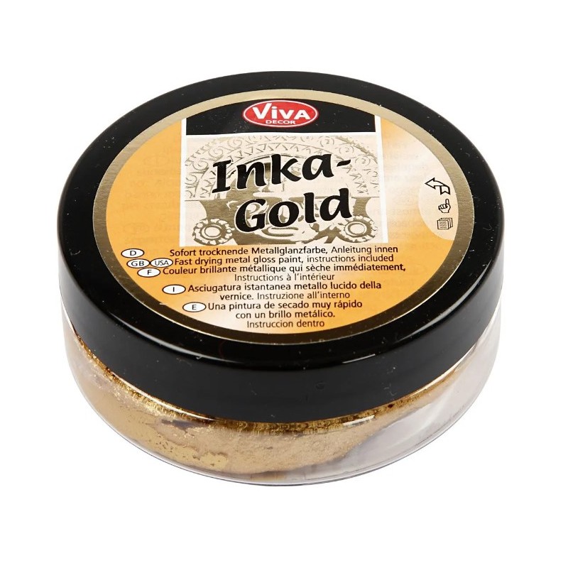 Inka-Gold -  50ml  Guld / Gold