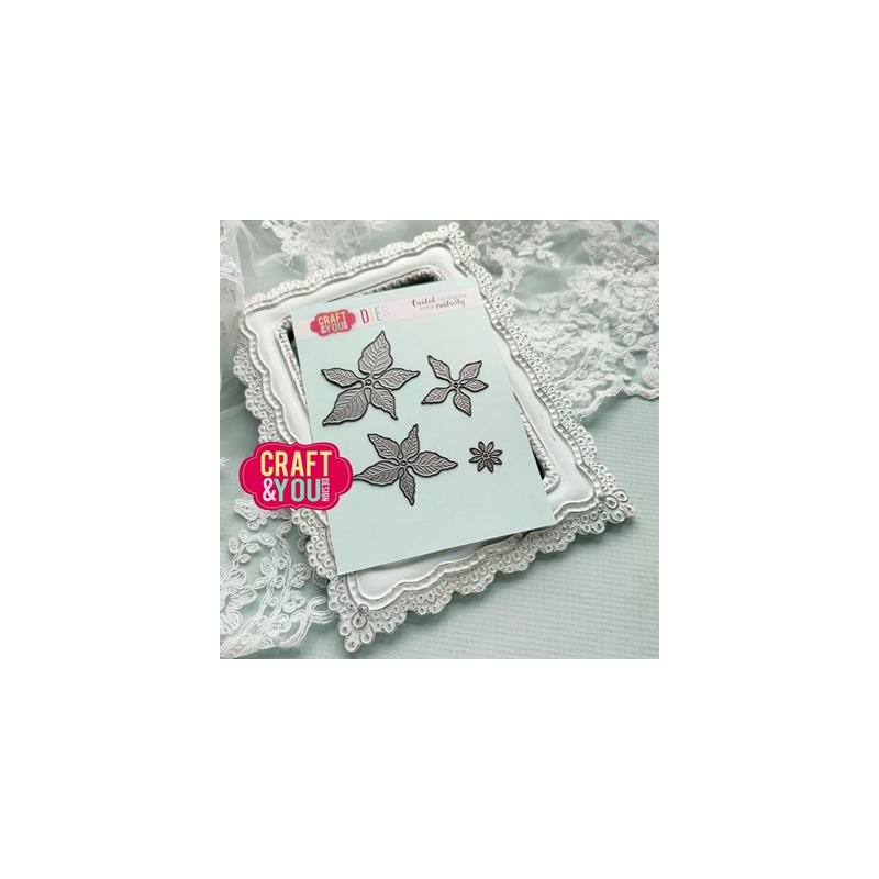 CRAFT&YOU DIE "Pointsettia 3" CW211