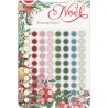 Craft Consortium NOEL - Adhesive Enamel Dots 80 st