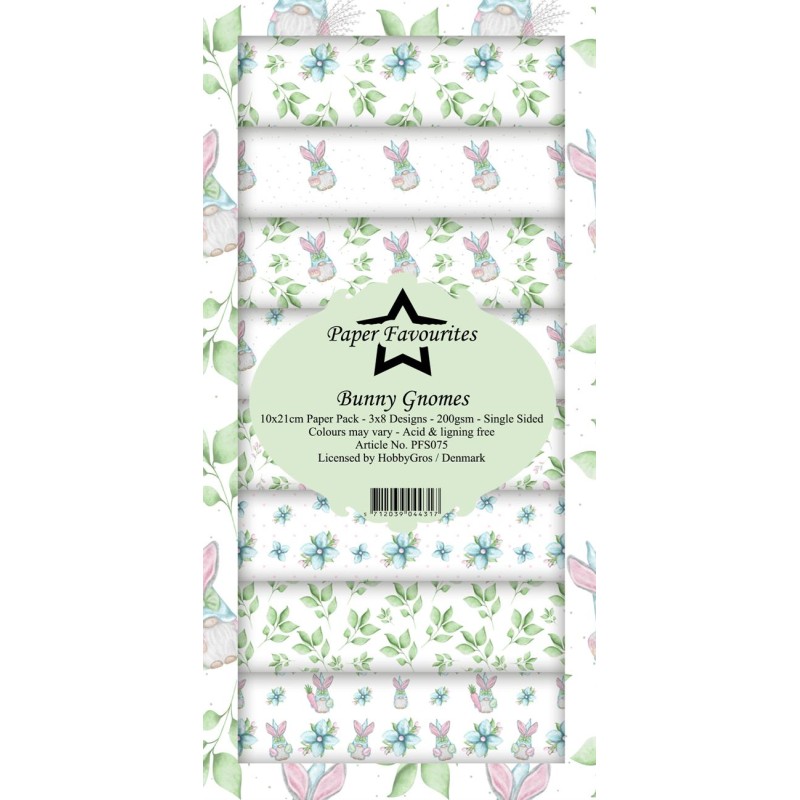 Paper Favourites Slim Card "Bunny Gnomes" PFS075