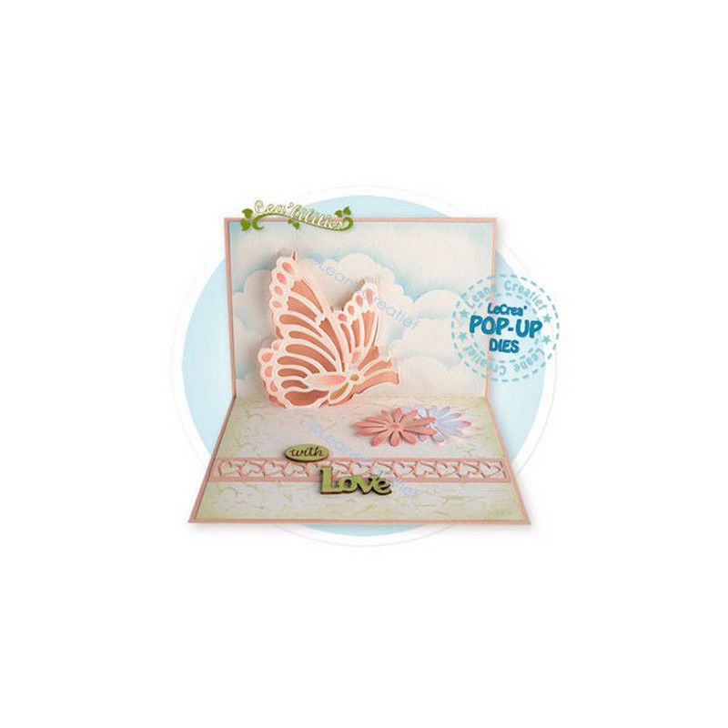 LeCrea - Lea’bilitie Pop-Up Butterfly cut and embossing die