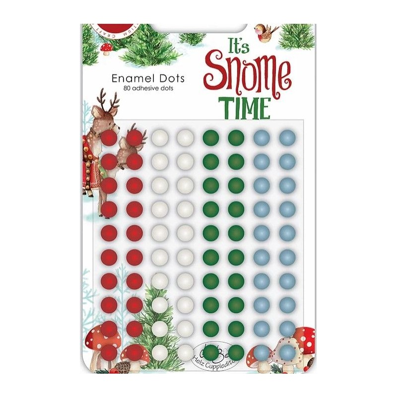 Craft Consortium It's Snome Time - Adhesive Enamel Dots